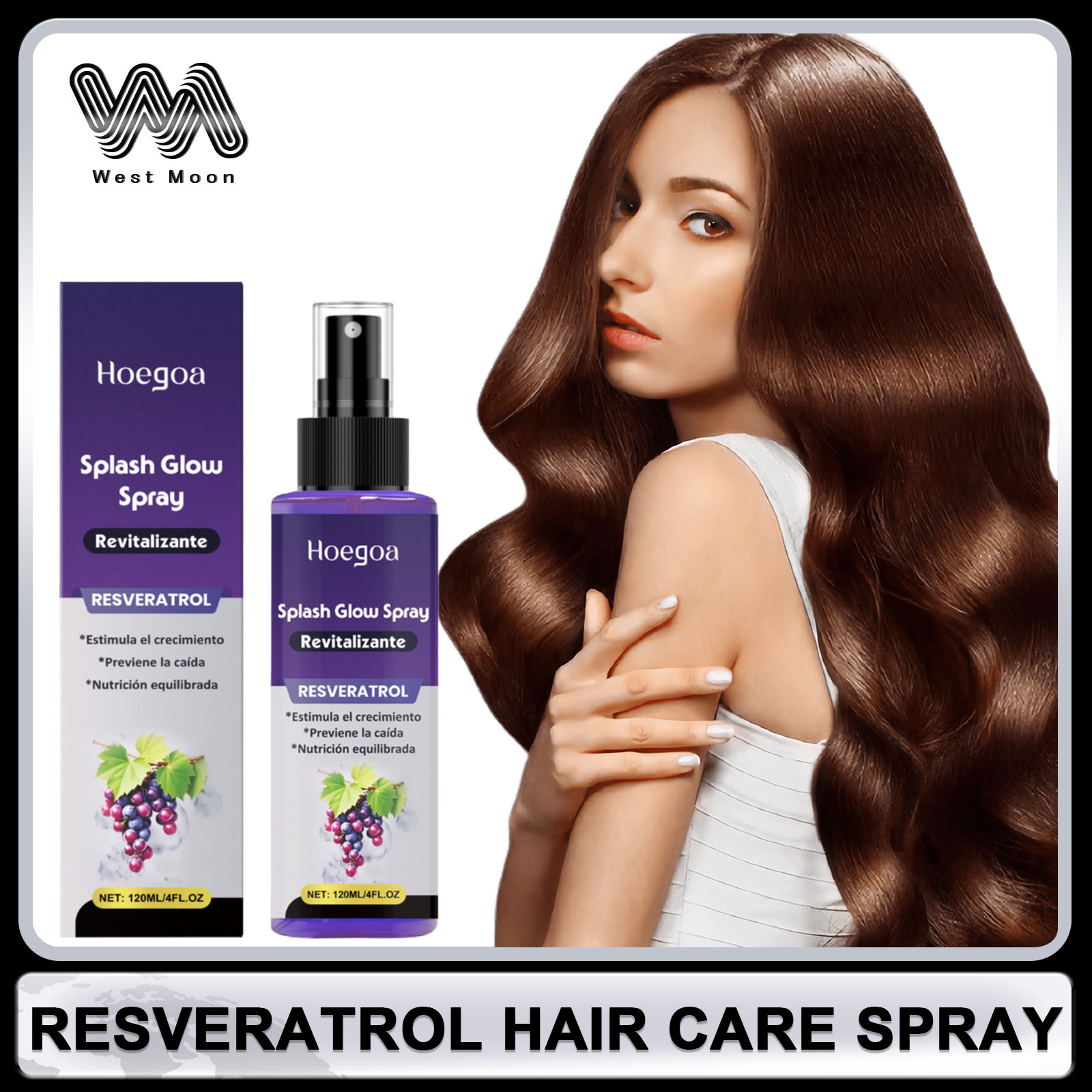 Hair Care Hair Serum - Resveratrol Spray de soin capillaire Anti