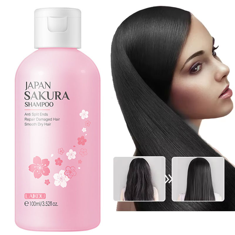 Hair Care Vitamin E - LAIKOU japon Sakura shampooing réparation cheveux