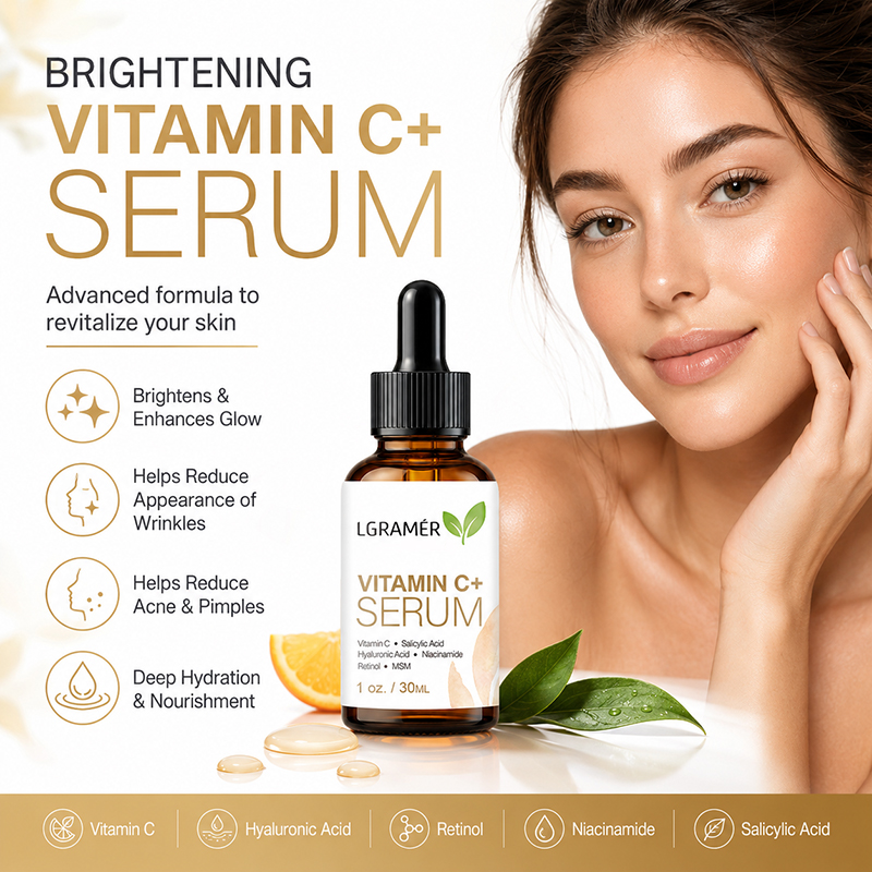 Silk Press Serum - Sérum facial à la vitamine C+