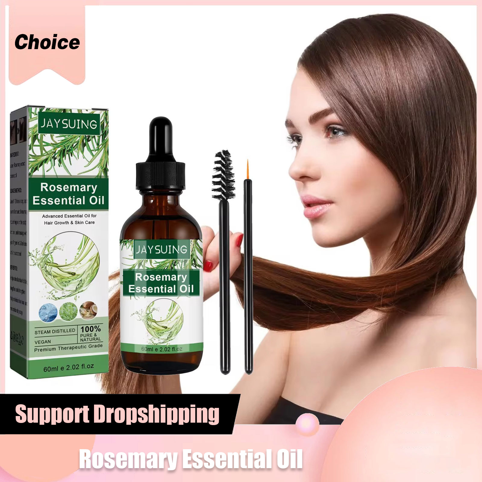 Hair Care Hair Serum - Huile essentielle de romarin pour la