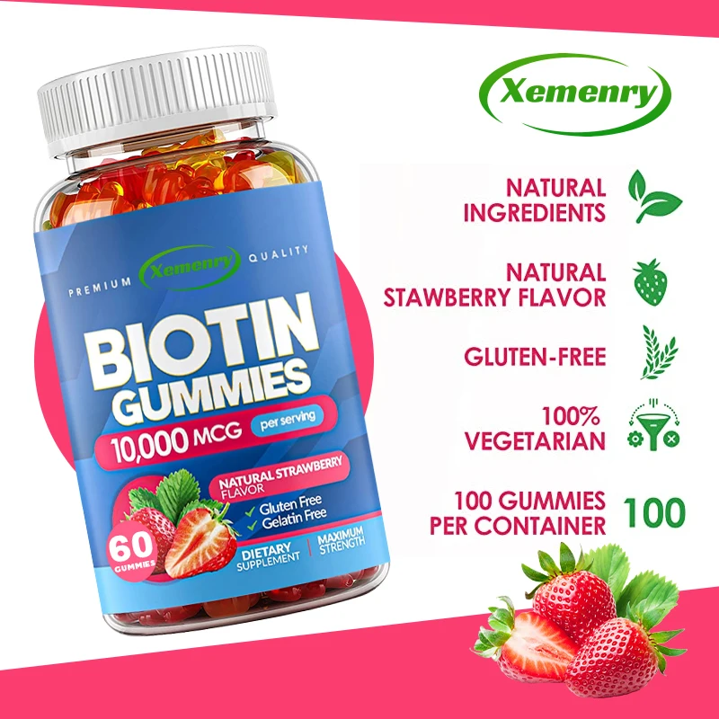 Hair Care Gummies - Gummies à la biotine - pour
