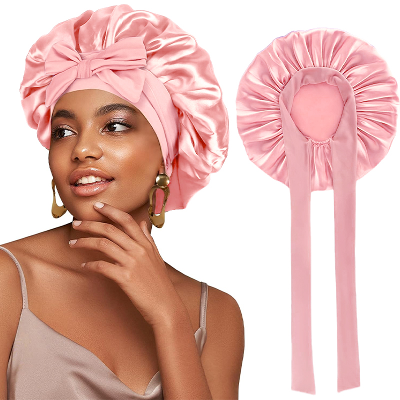 Satin Hair Bonnet - Bonnet de Nuit en Satin Soyeux