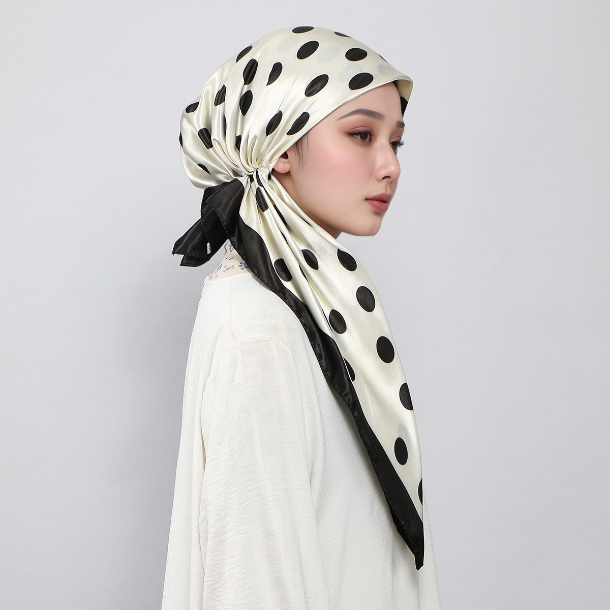 Bonnet Hijab Instant Imprimé M - Satin Hair Bonnet avis et prix
