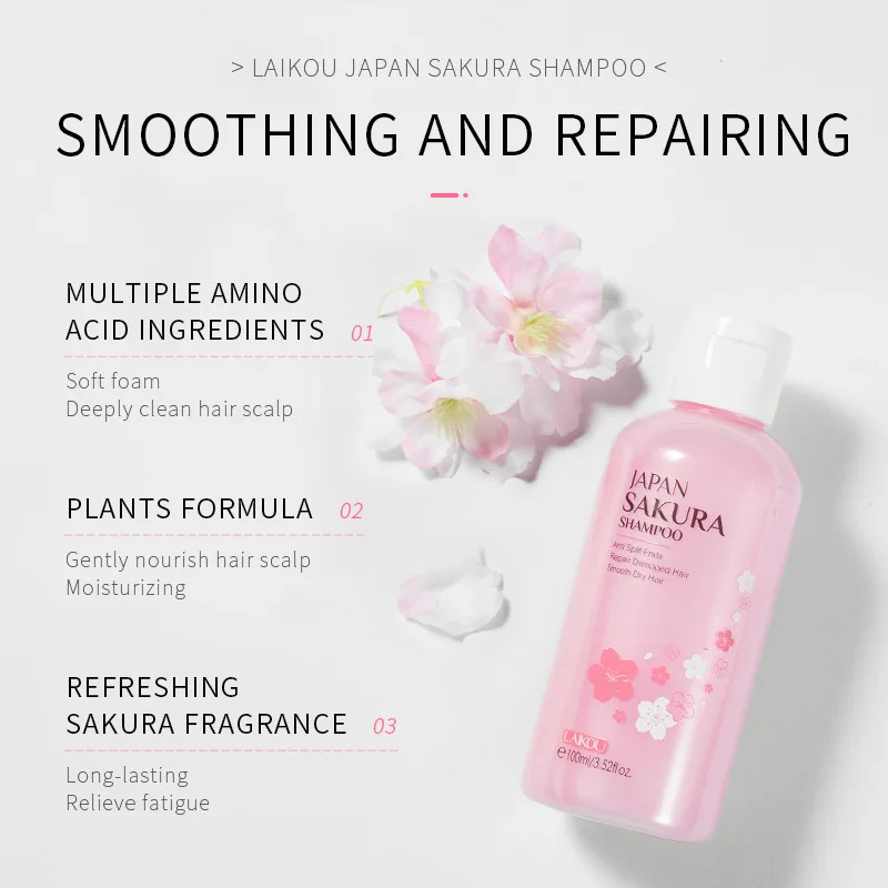 LAIKOU japon Sakura shampooing - Hair Care Vitamin E avis et prix