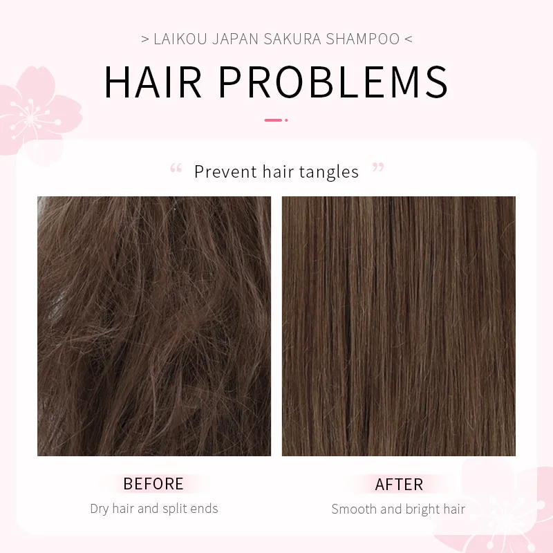 LAIKOU japon Sakura shampooing - Hair Care Vitamin E avis et prix