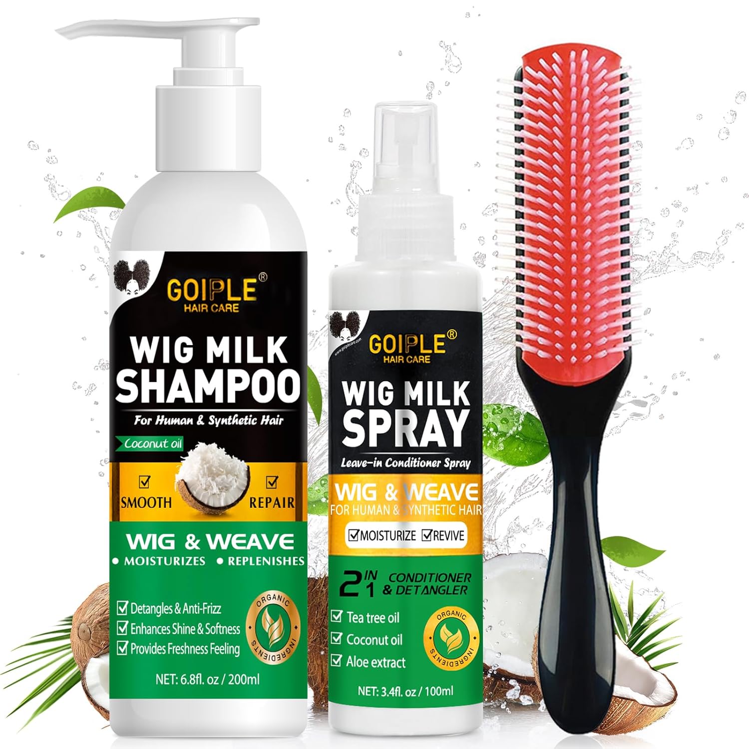 Kit de soin pour perruques GOI - Hair Care Spray avis et prix