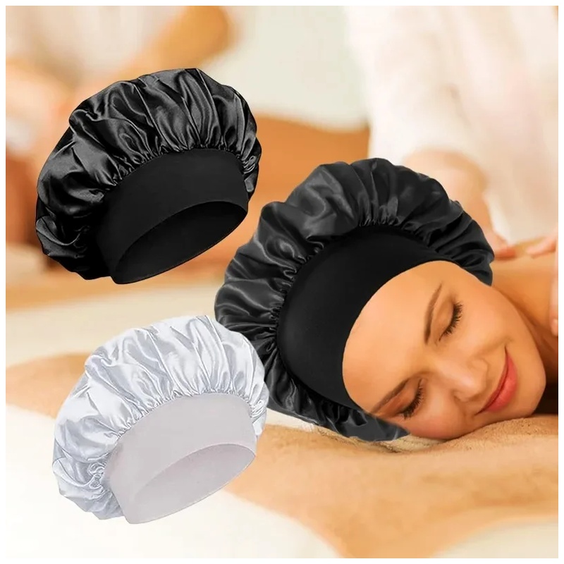 Bonnet de nuit en satin violet - Satin Hair Bonnet avis et prix