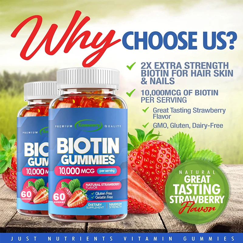 Gummies à la biotine - pour la - Hair Care Gummies avis et prix