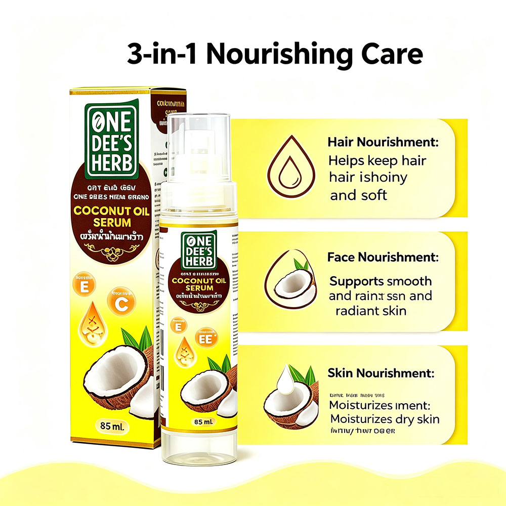 Sérum à l'huile de coco aux he - Hair Care Vitamin E avis et prix