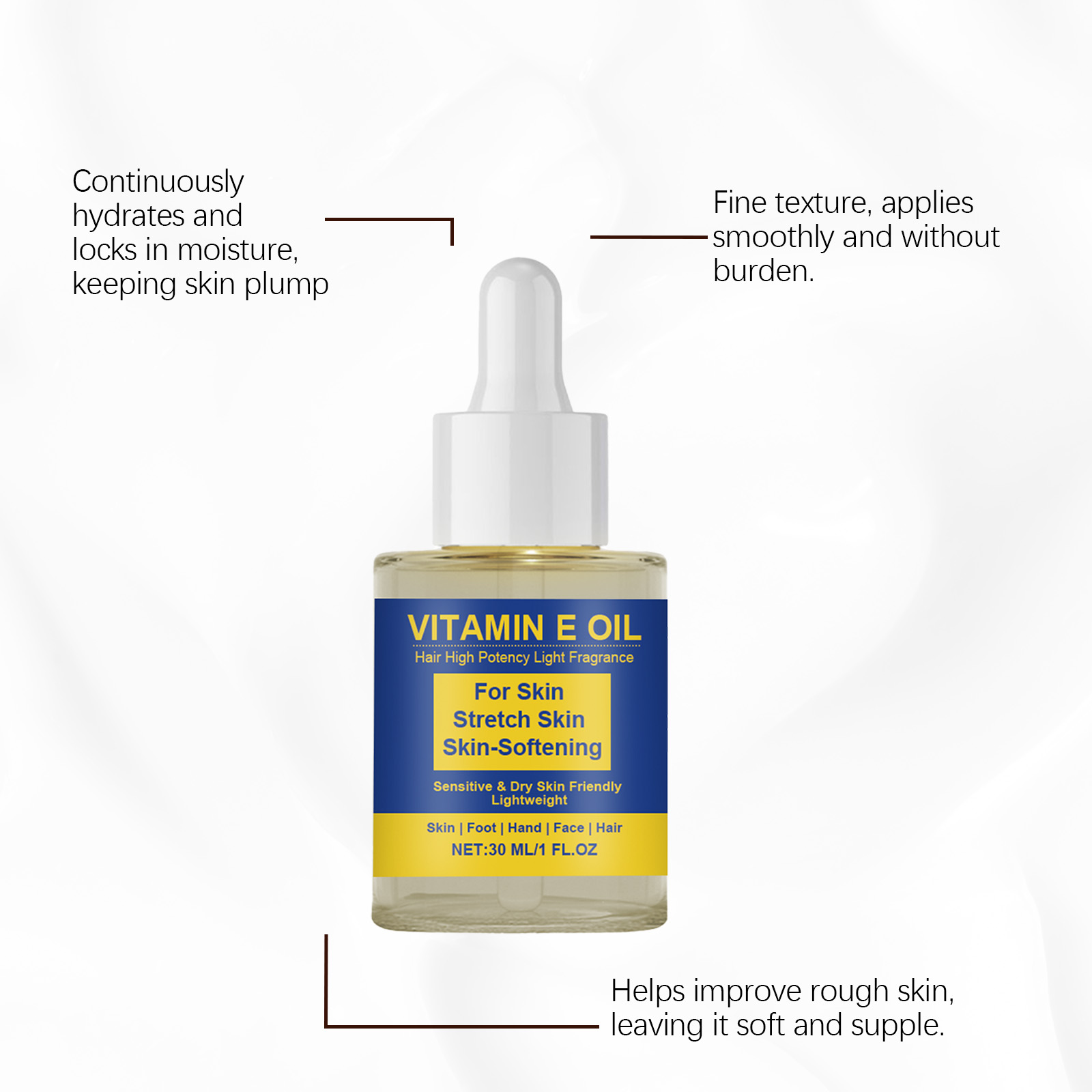 Huile de vitamine E - Hydratat - Hair Care Vitamin E avis et prix