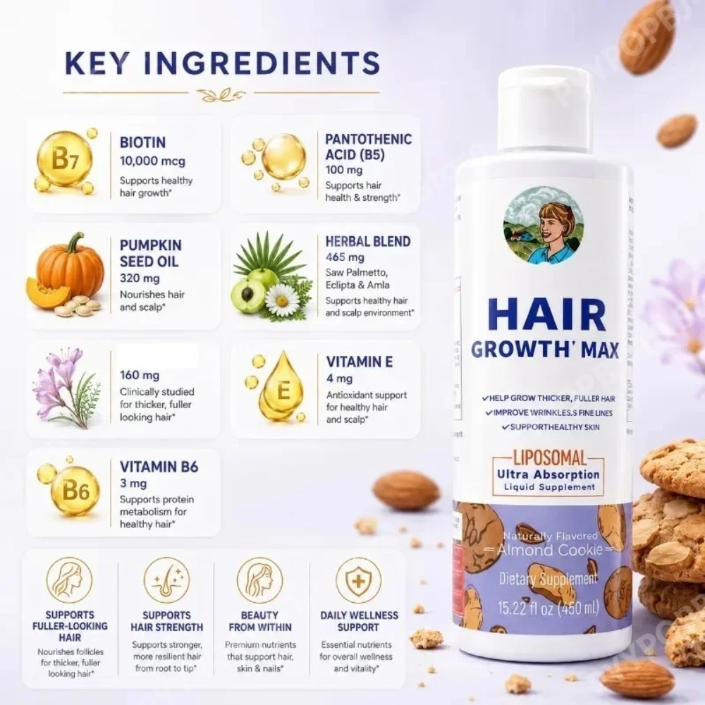 Liquide liposomal pour la croi - Hair Care Vitamin E avis et prix