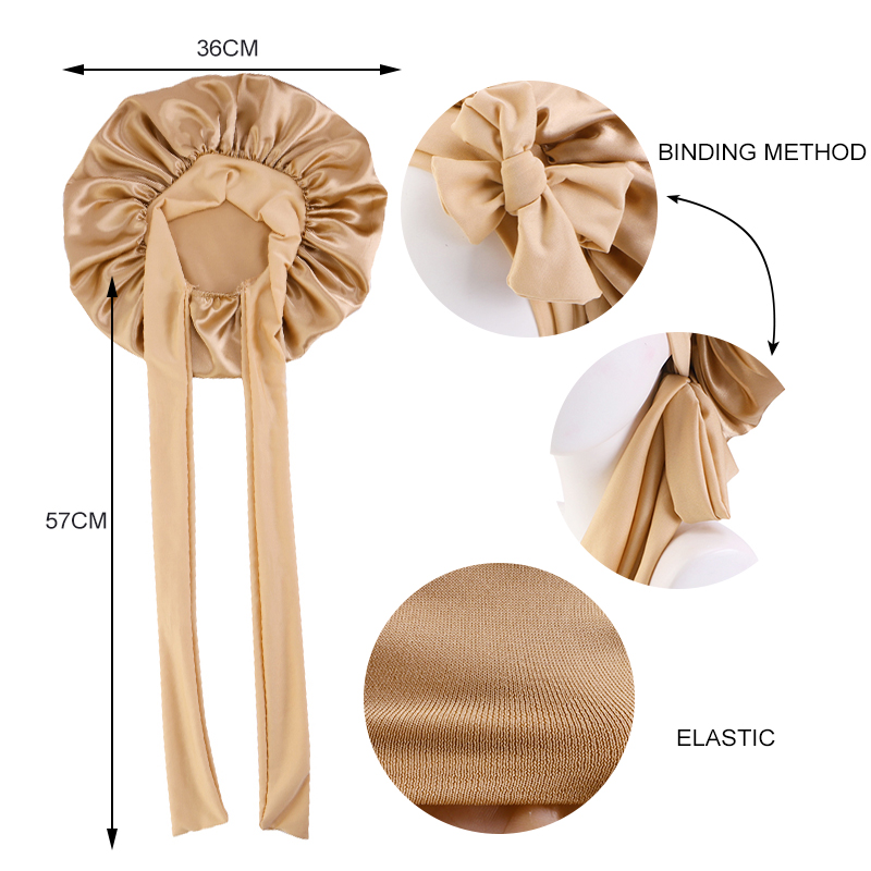 Bonnet de Nuit en Satin Soyeux - Satin Hair Bonnet avis et prix