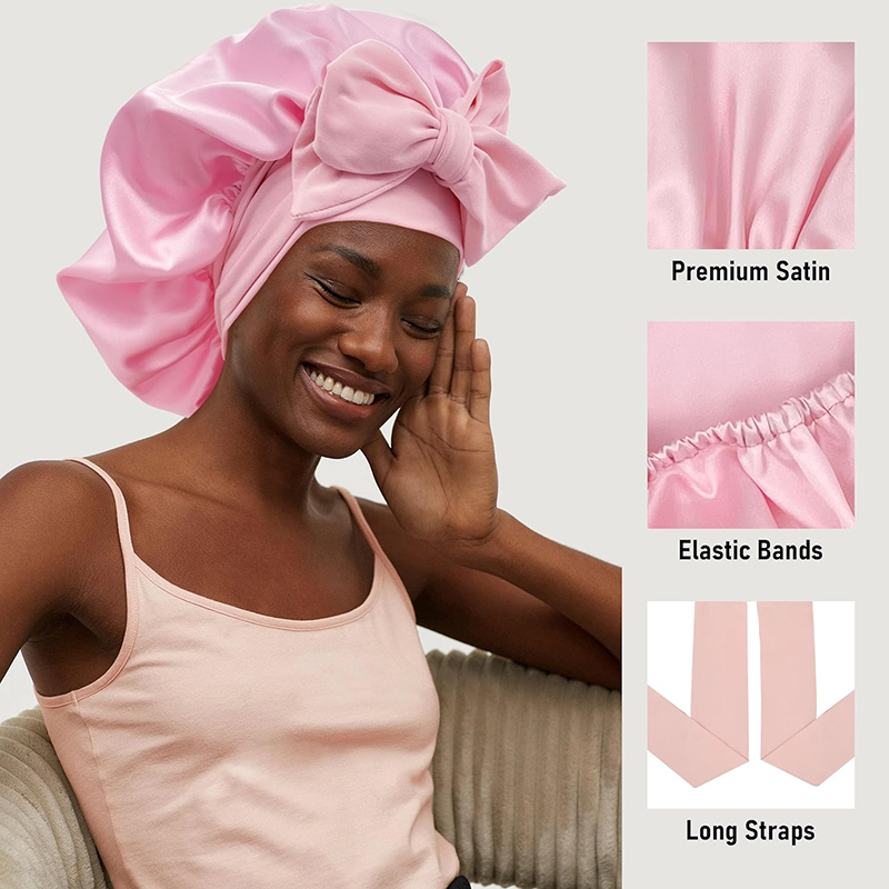 Bonnet de Nuit en Satin Soyeux - Satin Hair Bonnet avis et prix